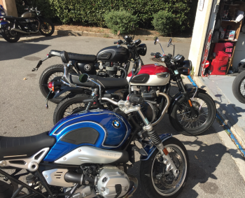 Location T100 Triumph permis A2 Nice